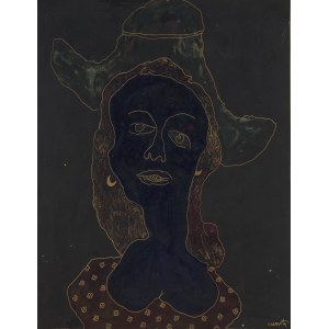 Andrzej Czeczot (1933 Krakow - 2012 Warsaw), Black lady