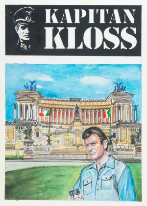 Tomasz Wlodarczyk (b. 1962 Warsaw), Cover for the comic book Captain Kloss, Malavita, 2021