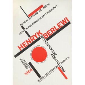 Henryk Berlewi (1894 Warszawa - 1967 Paryż), Retrospective Ausstellung