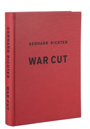 Gerhard Richter (né en 1932), livre d'art War Cut de Gerhard Richter, 2004