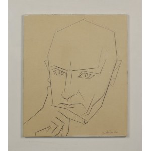 Henryk STAŻEWSKI (1894-1988), Autoportrét, 1948 / 1980