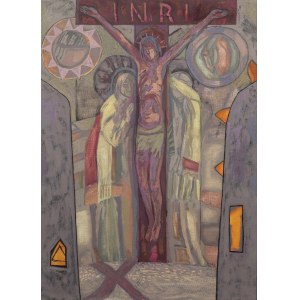 Janina KRAUPE-ŚWIDERSKA (1921 - 2016), Cristo in croce, 1991