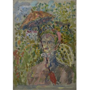 Paweł TARANCZEWSKI (né en 1940), Femme au parapluie