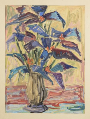 Tadeusz KUREK (1906-1974), Fleurs dans un vase