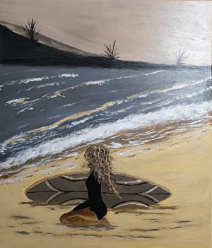 Karolina Halajko, Warten auf die Wellen