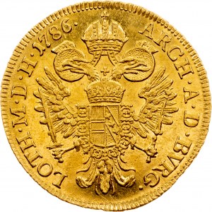 Józef II, 1 Dukat 1786, A