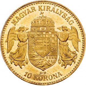 Franz Joseph I., 10 Korona 1910, KB, Kremnitz