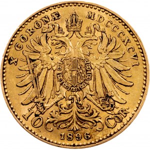 Franciszek Józef I, 10 koron 1896, Wiedeń