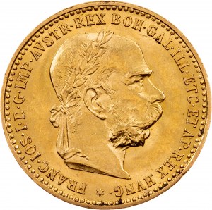 Francesco Giuseppe I, 10 corone 1897, Vienna