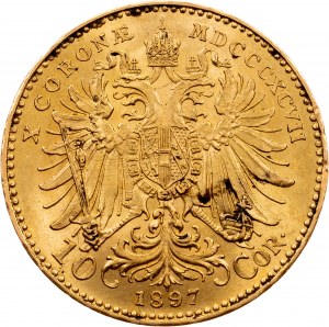 Franciszek Józef I, 10 koron 1897, Wiedeń