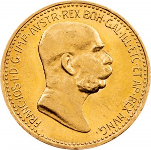 František Josef I., 10 korun 1848-1908, Vídeň