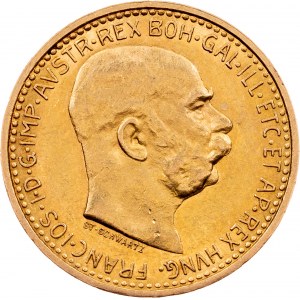 Franz Joseph I., 10 Kronen 1909, Wien