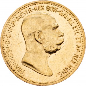 Franciszek Józef I, 10 koron 1909, Wiedeń