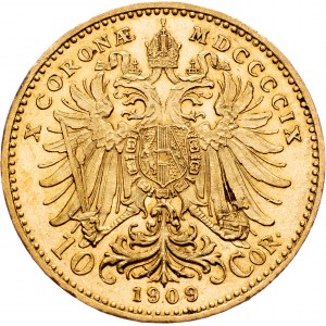 Franz Joseph I., 10 Kronen 1909, Vídeň