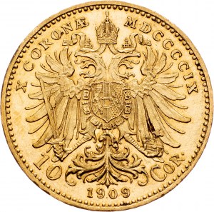 Franz Joseph I., 10 Kronen 1909, Vídeň