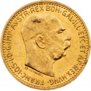 Franz Joseph I., 10 Kronen 1910, Vídeň