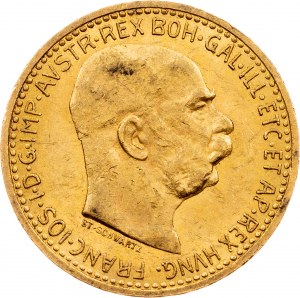 František Jozef I., 10 korún 1910, Viedeň