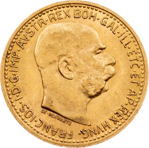 Francesco Giuseppe I, 10 corone 1911, Vienna