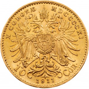 Franz Joseph I., 10 Kronen 1911, Wien