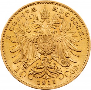 Franciszek Józef I, 10 koron 1911, Wiedeń