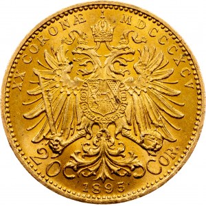 Franciszek Józef I, 20 koron 1895, Wiedeń