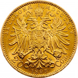 Franciszek Józef I, 20 koron 1895, Wiedeń