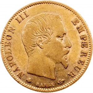 Napoleone III, 5 franchi 1860, BB