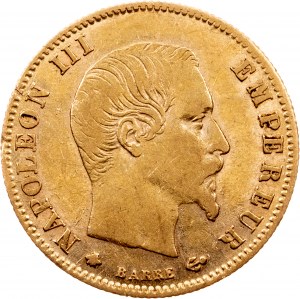 Napoleone III, 5 franchi 1860, BB