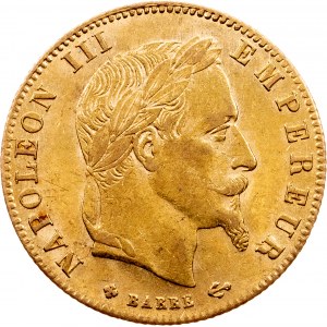 Napoleon III., 5 franků 1868, BB