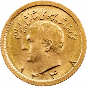 Mohammad Rezā Pahlavī, 1/4 Pahlavi 1348 (1969), Tehran, RARE