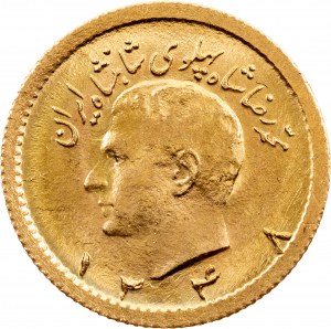 Mohammad Rezā Pahlavī, 1/4 Pahlavi 1348 (1969), Teheran, RARO