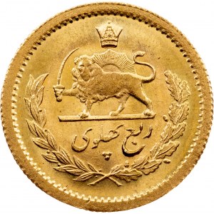Mohammad Rezā Pahlavī, 1/4 Pahlavi 1352 (1973), Teherán