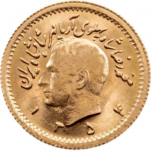 Mohammad Rezā Pahlavī, 1/4 Pahlaví 1354 (1975), Teherán