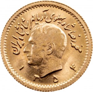 Mohammad Rezā Pahlavī, 1/4 Pahlavi 1354 (1975), Teherán