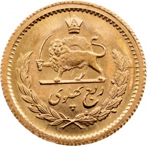 Mohammad Rezā Pahlavī, 1/4 Pahlavi 1354 (1975), Téhéran