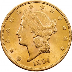 Repubblica federale, 20 dollari 1894, S