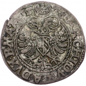 Rodolfo II, Weissgroschen 1578, Joachimsthal