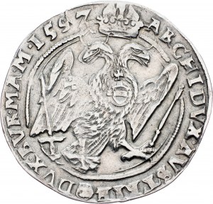 Rodolfo II, 1 Thaler 1597, Kuttenberg