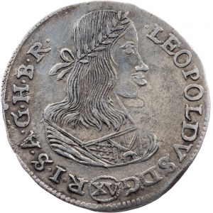 Leopoldo I., 15 Kreuzer 1659, Vienna