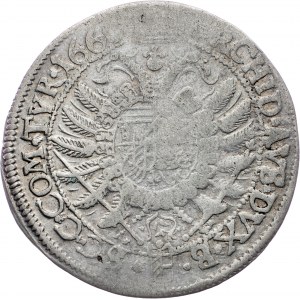 Leopold I., 15 Kreuzer 1660, Vienna