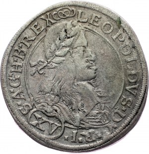 Leopold I., 15 Kreuzer 1663, Wiedeń