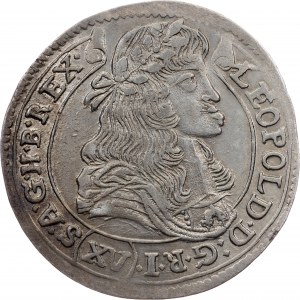 Leopoldo I., 15 Kreuzer 1678, KB