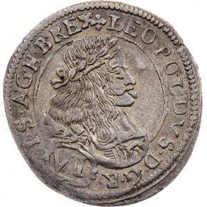 Leopold I., 6 Kreuzer 1680, Graz