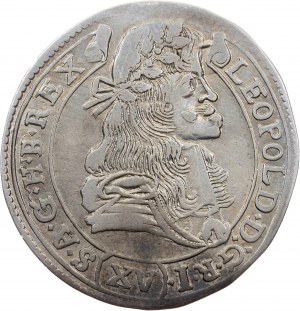 Leopoldo I., 15 Kreuzer 1682, KB