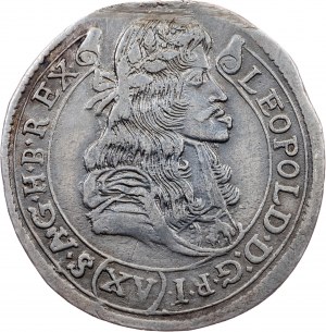 Leopoldo I., 15 Kreuzer 1683, KB