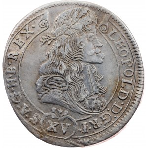 Leopoldo I., 15 Kreuzer 1687, KB