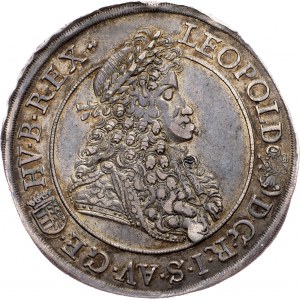 Léopold Ier, 1/2 Thaler 1692, KB, Kremnitz