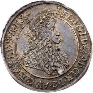 Leopold I., 1/2 Thaler 1692, KB, Kremnitz