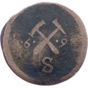 Leopold I., Mining token 1698, Schmöllnitz