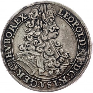 Leopold I., 1/2 Thaler 1703, KB, Kremnitz